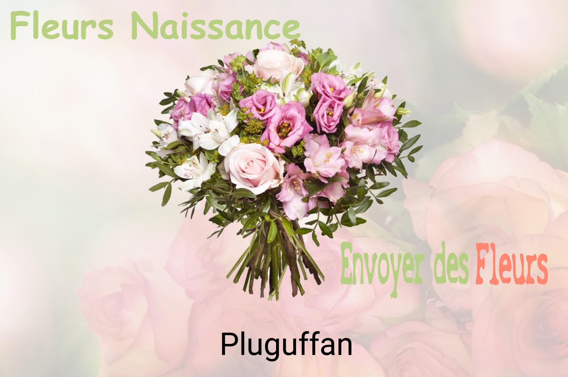 Bouquet de fleurs de naissance livré à Pluguffan