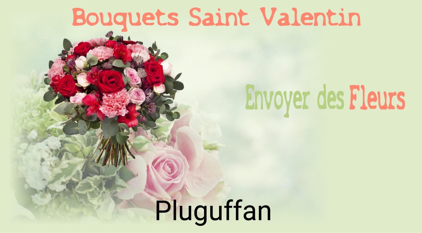 Roses de Saint-Valentin livrées à Pluguffan